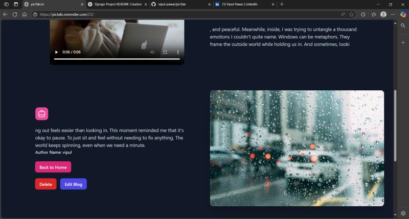 PicTale Homepage